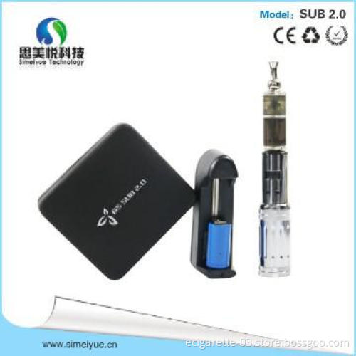 China Hot E Cigarette SUB2.0 with LED Screen Showing Puff and Voltage